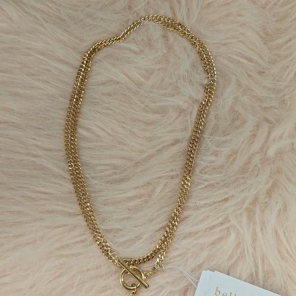 "K" Initial Necklace| Gold | NWT | Bella*Jack| Wear Two Ways Necklace​ - Picture 5 of 11